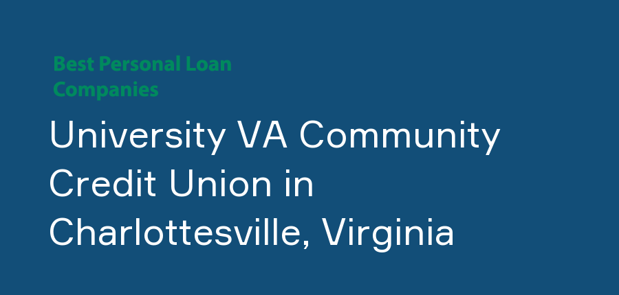 University VA Community Credit Union in Virginia, Charlottesville