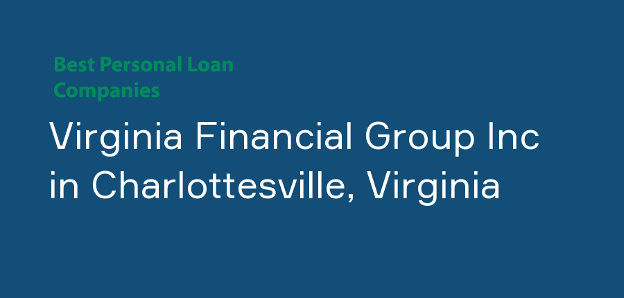 Virginia Financial Group Inc in Virginia, Charlottesville