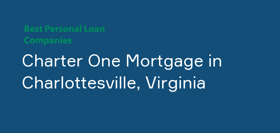Charter One Mortgage in Virginia, Charlottesville