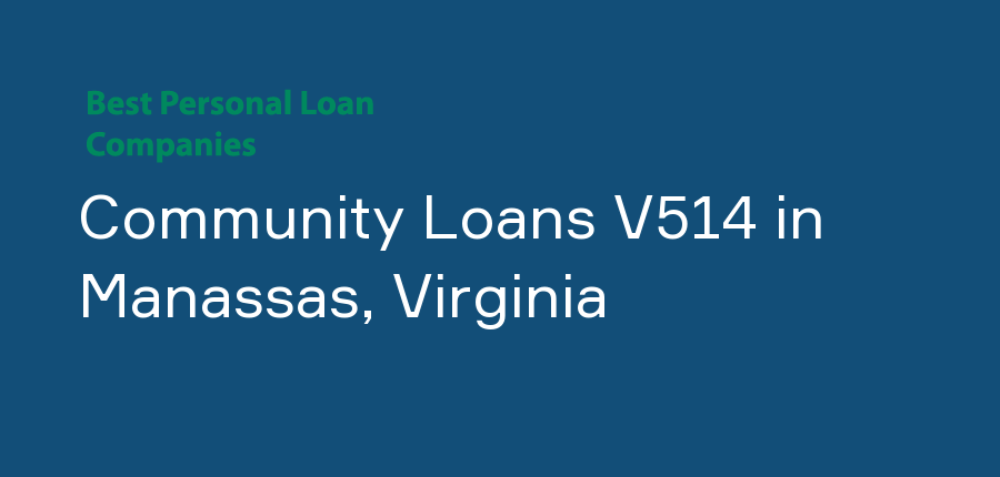 Community Loans V514 in Virginia, Manassas