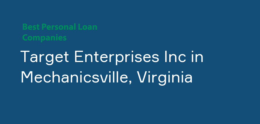 Target Enterprises Inc in Virginia, Mechanicsville