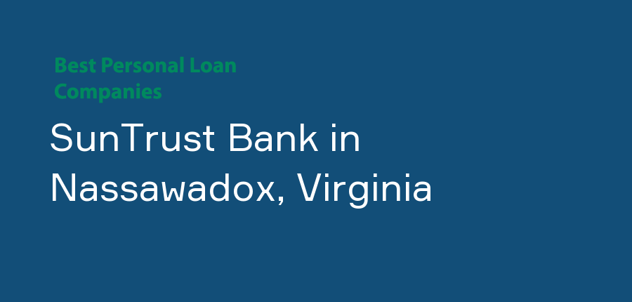 SunTrust Bank in Virginia, Nassawadox