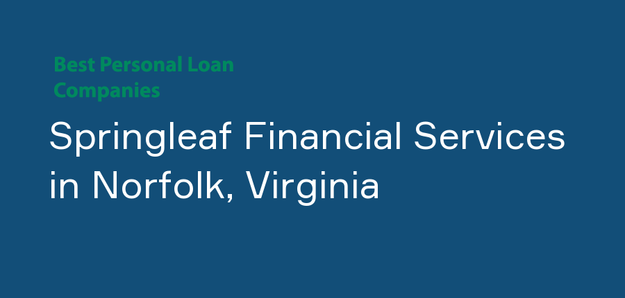 Springleaf Financial Services in Virginia, Norfolk