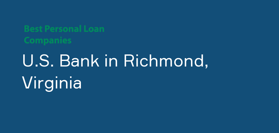 U.S. Bank in Virginia, Richmond