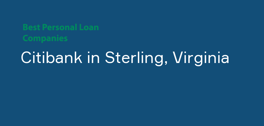 Citibank in Virginia, Sterling