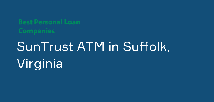 SunTrust ATM in Virginia, Suffolk