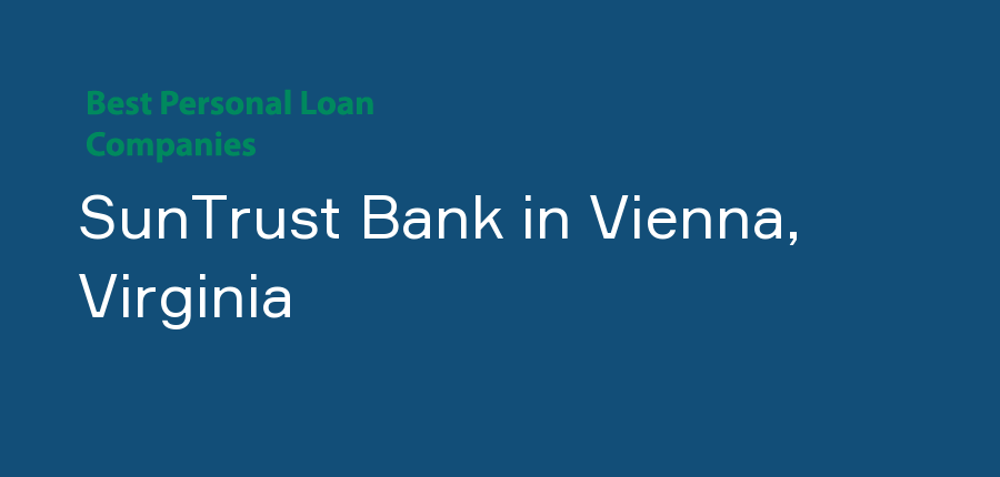SunTrust Bank in Virginia, Vienna