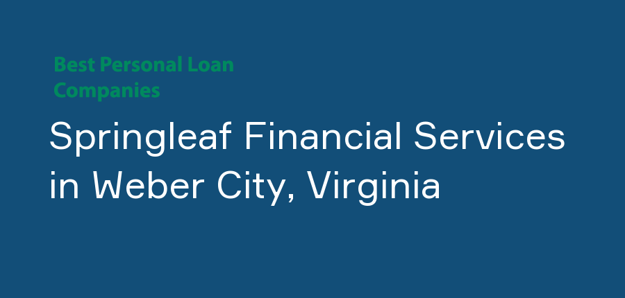 Springleaf Financial Services in Virginia, Weber City