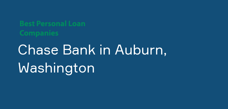 Chase Bank in Washington, Auburn