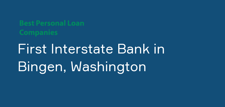 First Interstate Bank in Washington, Bingen