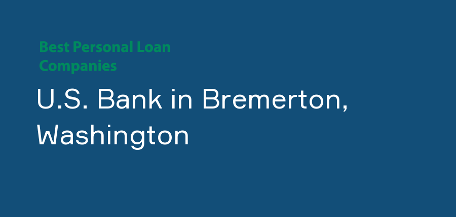 U.S. Bank in Washington, Bremerton