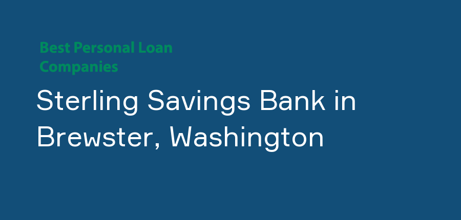 Sterling Savings Bank in Washington, Brewster