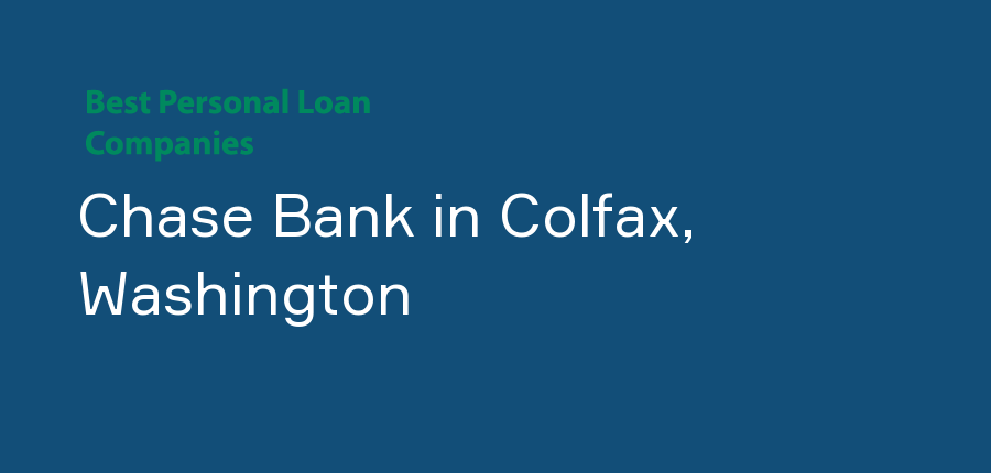 Chase Bank in Washington, Colfax