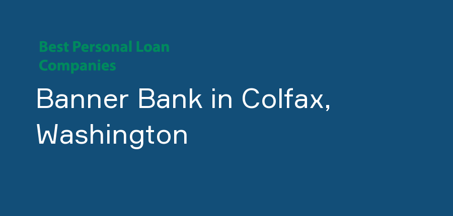 Banner Bank in Washington, Colfax
