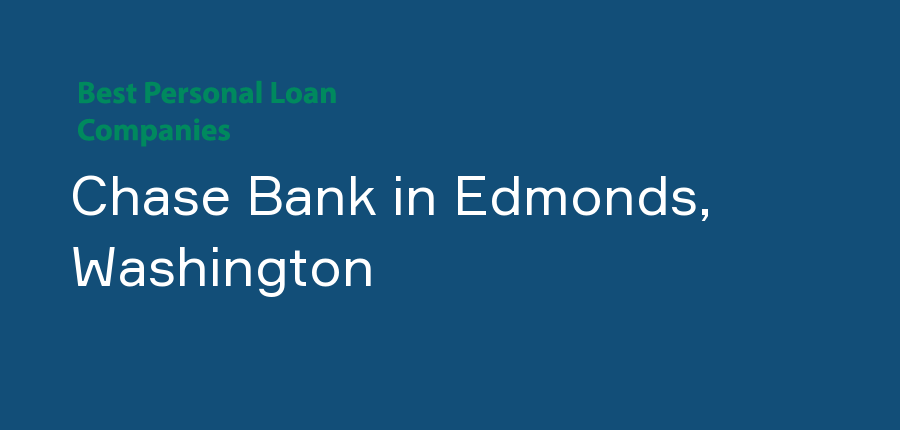 Chase Bank in Washington, Edmonds