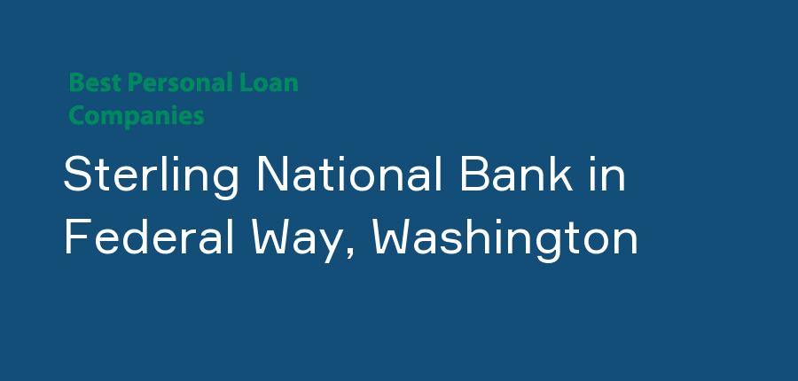 Sterling National Bank in Washington, Federal Way
