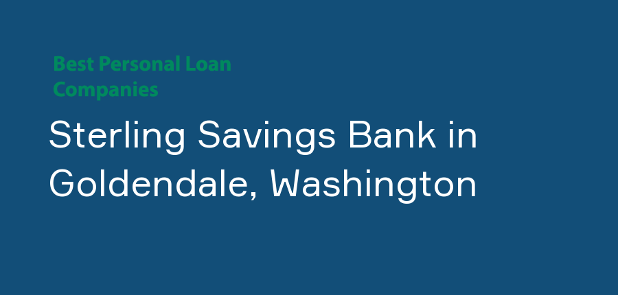 Sterling Savings Bank in Washington, Goldendale