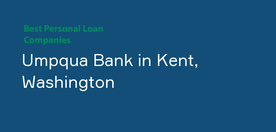 Umpqua Bank in Washington, Kent