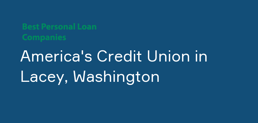 America's Credit Union in Washington, Lacey