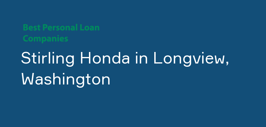Stirling Honda in Washington, Longview