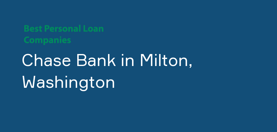 Chase Bank in Washington, Milton