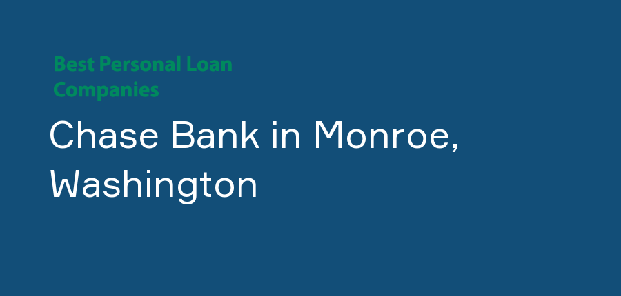 Chase Bank in Washington, Monroe