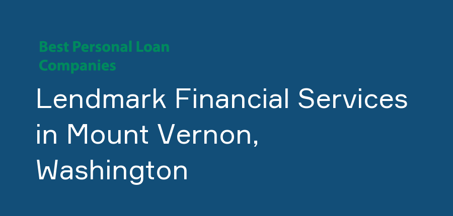 Lendmark Financial Services in Washington, Mount Vernon