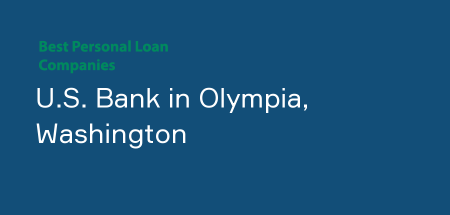U.S. Bank in Washington, Olympia