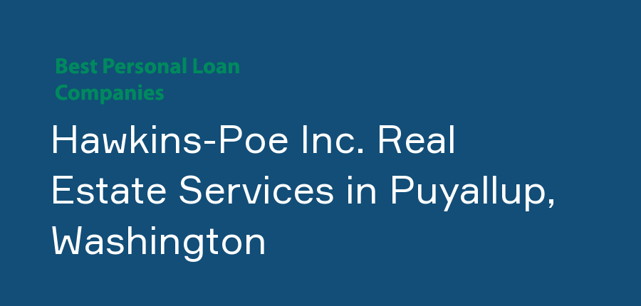 Hawkins-Poe Inc. Real Estate Services in Washington, Puyallup