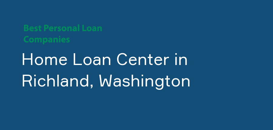 Home Loan Center in Washington, Richland