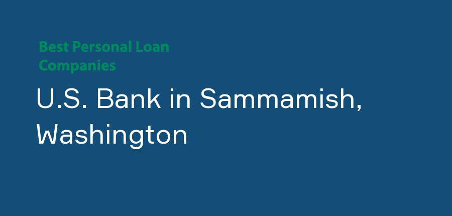U.S. Bank in Washington, Sammamish