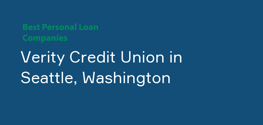 Verity Credit Union in Washington, Seattle