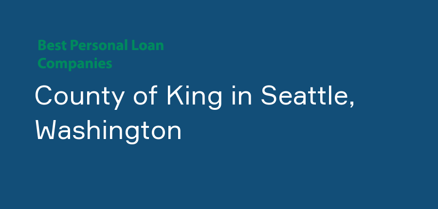 County of King in Washington, Seattle