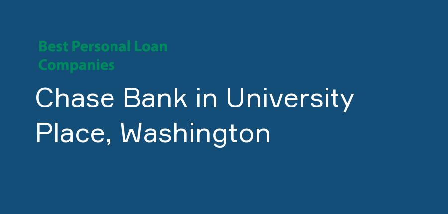 Chase Bank in Washington, University Place