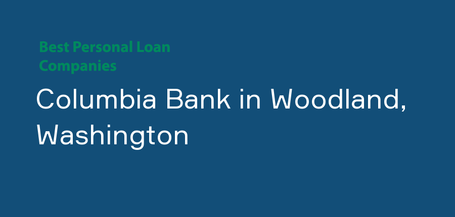 Columbia Bank in Washington, Woodland