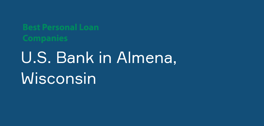 U.S. Bank in Wisconsin, Almena