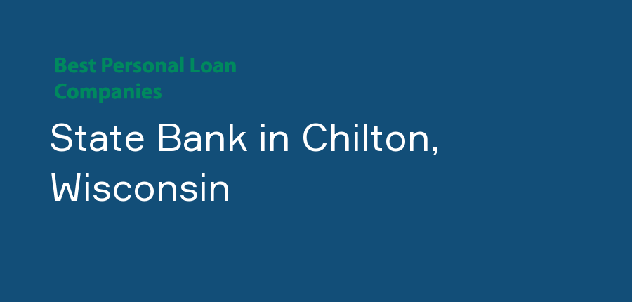 State Bank in Wisconsin, Chilton