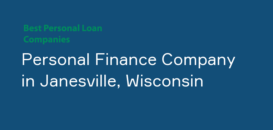 Personal Finance Company in Wisconsin, Janesville
