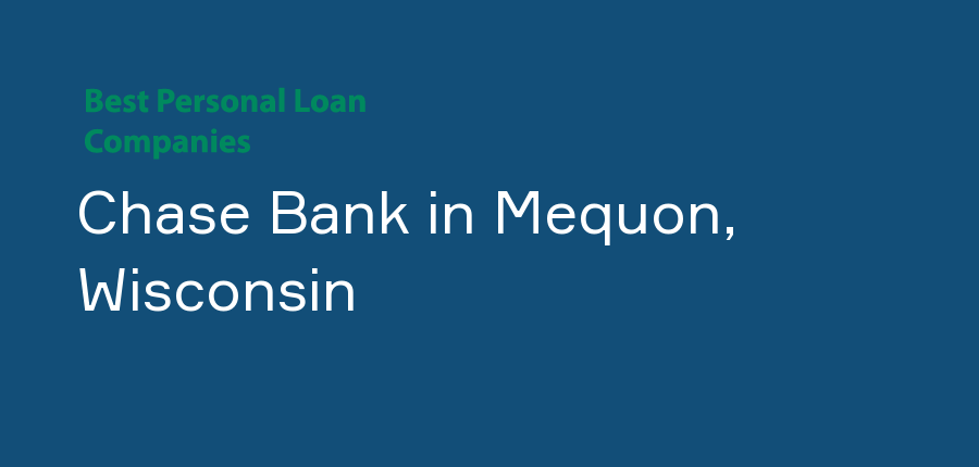 Chase Bank in Wisconsin, Mequon