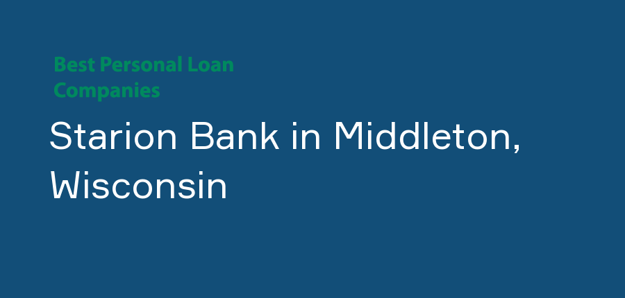 Starion Bank in Wisconsin, Middleton