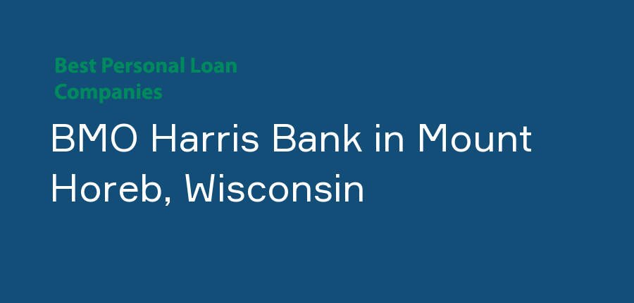 BMO Harris Bank in Wisconsin, Mount Horeb