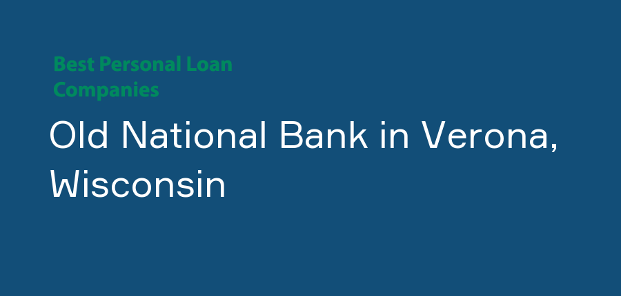 Old National Bank in Wisconsin, Verona