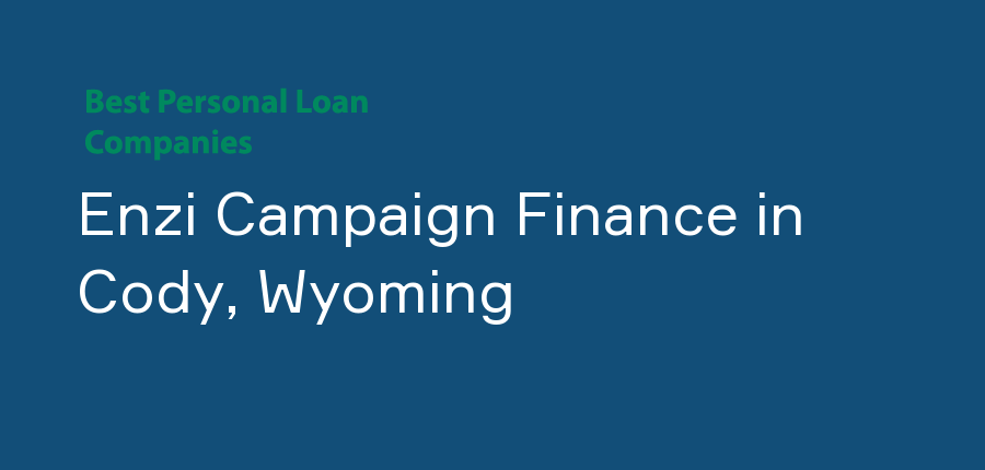 Enzi Campaign Finance in Wyoming, Cody