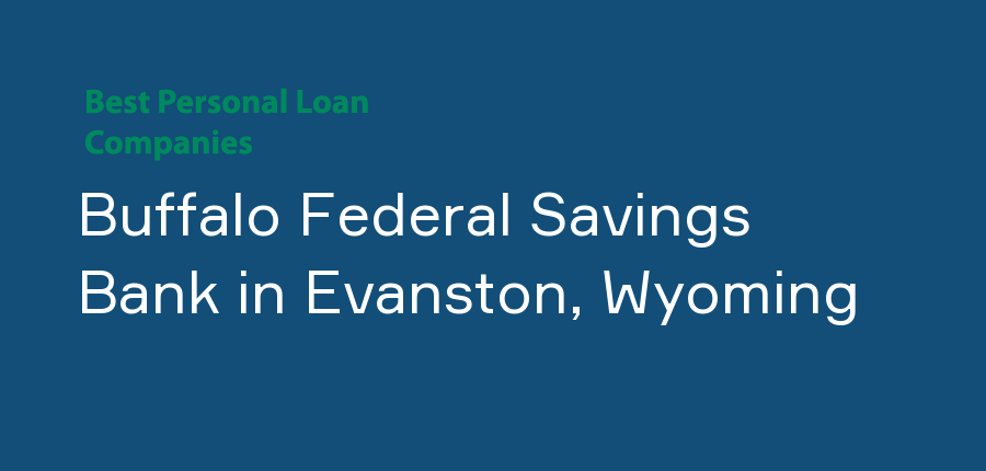 Buffalo Federal Savings Bank in Wyoming, Evanston
