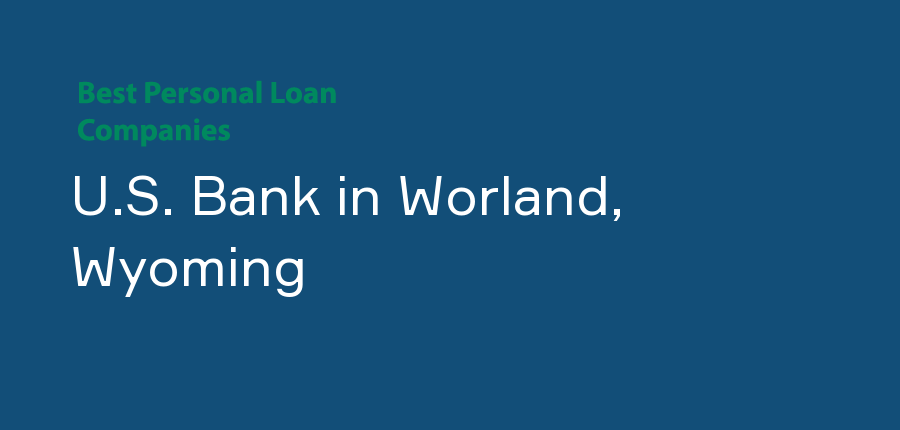 U.S. Bank in Wyoming, Worland