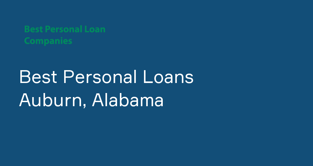 Online Personal Loans in Auburn, Alabama