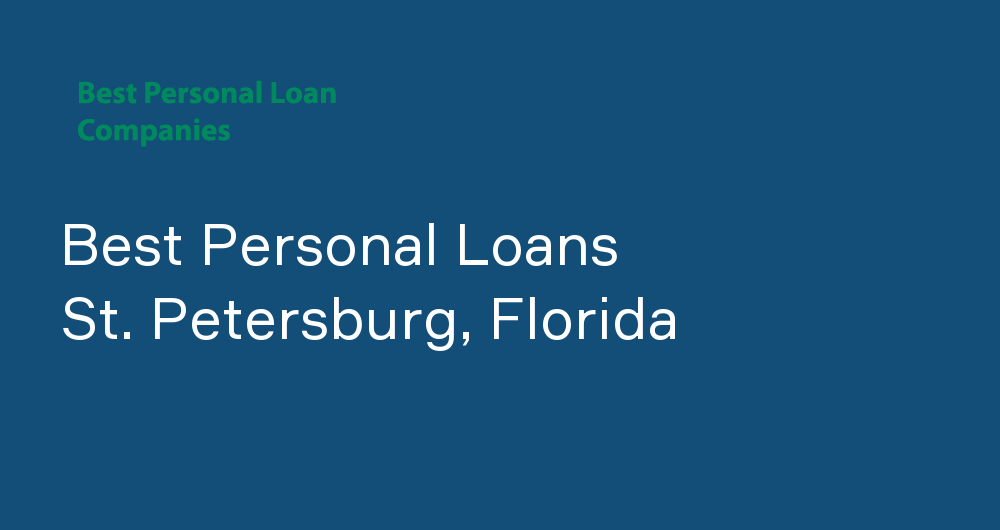 Online Personal Loans in St. Petersburg, Florida