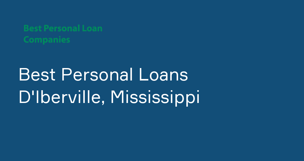 Online Personal Loans in D'Iberville, Mississippi