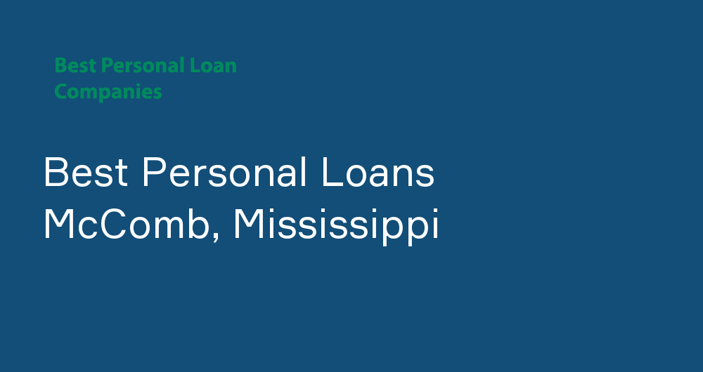 Online Personal Loans in McComb, Mississippi