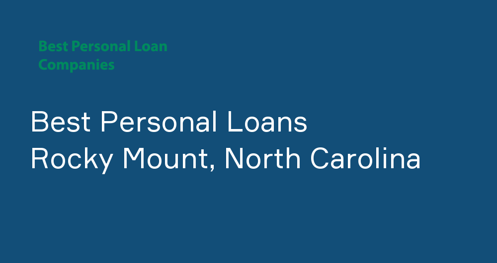 Online Personal Loans in Rocky Mount, North Carolina